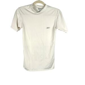 Reebok White Play Dry Wicking Shirt Medium